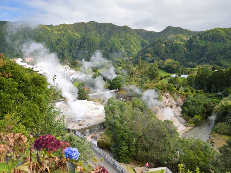Shore Excursion to Furnas - Explore steaming geysers and burbling mud pools set beside sparkling lakes in volcanic craters...