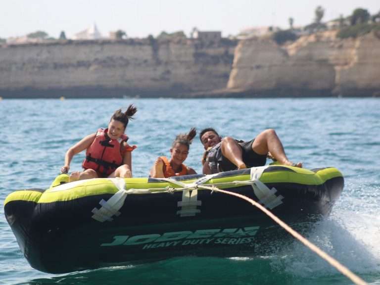 Crazy Sofa from Armação de Pêra - This Crazy Sofa is certainly one of the funniest water sports in the Algarve. The Crazy Sofa..