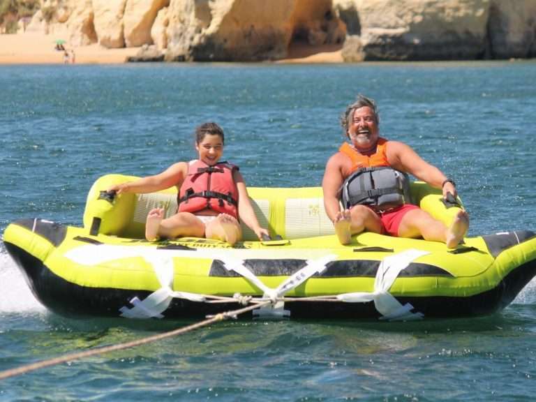 Crazy Sofa from Armação de Pêra - This Crazy Sofa is certainly one of the funniest water sports in the Algarve. The Crazy Sofa..