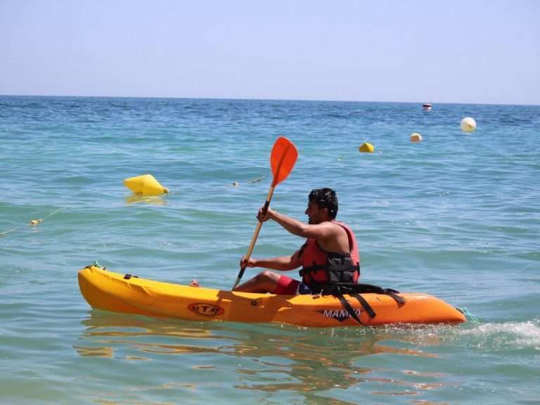 Kayak Rental Armação de Pêra - Can you imagine yourself taking pictures while paddling along the lovely Armacao de Pera Beach?