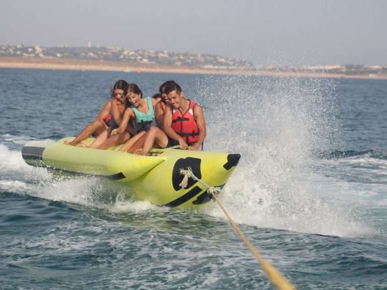 Banana Experience from Armação de Pêra - Spice up your day on the beach with an exciting experience of a towable tube ride...