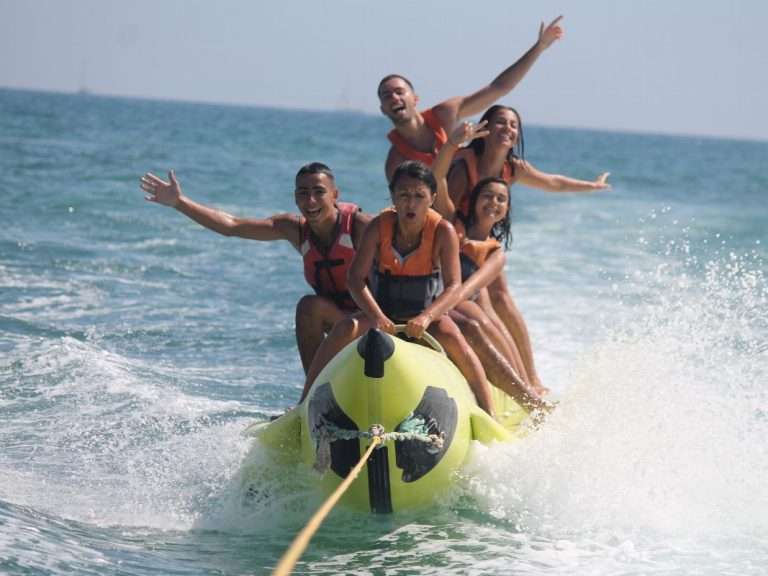 Banana Experience from Armação de Pêra - Spice up your day on the beach with an exciting experience of a towable tube ride...