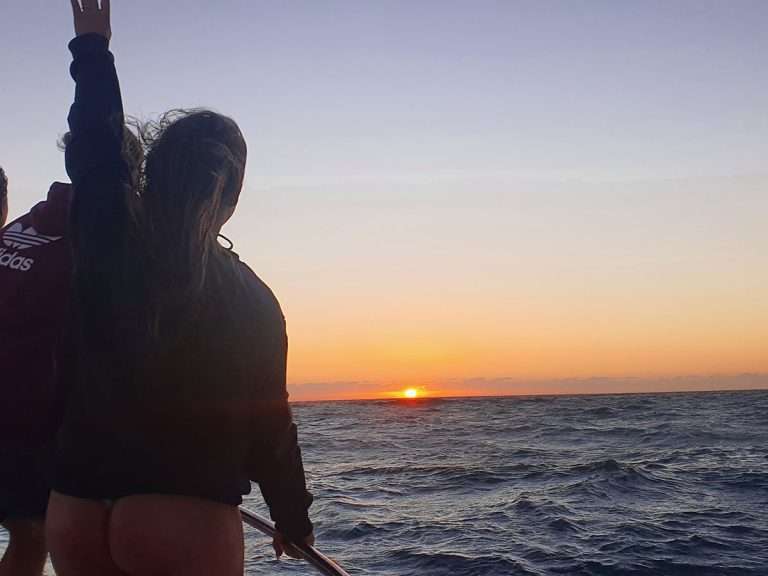 Sunset on Board from Sesimbra - Witness the Breathtaking Sunset from Sesimbra's Cape Espichel. Join us on a mesmerizing...
