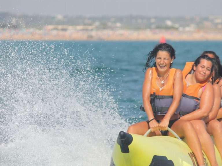 Banana Experience from Armação de Pêra - Spice up your day on the beach with an exciting experience of a towable tube ride...