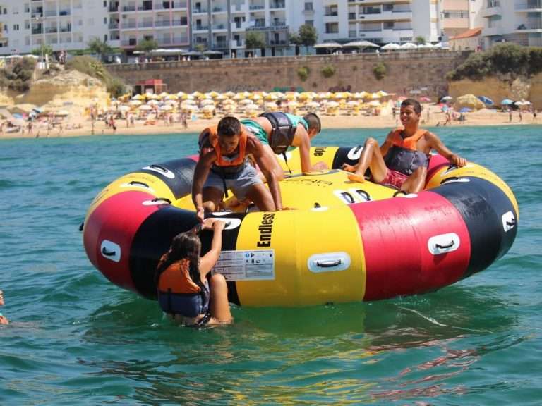 Twister in Armação de Pêra beach - This Aqua Twister is one of our brand new inflatables and certainly one of the funniest...