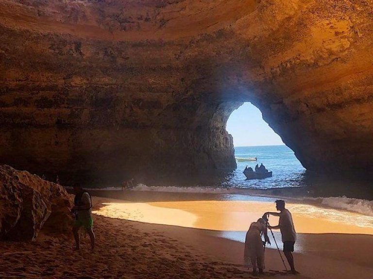 Benagil Cave tour from Faro: If you're exploring the Algarve without a car and seeking a unique adventure, we have the perfect solution for you. Our Benagil Cave tour from Faro is designed for those who travel differently and crave extraordinary experiences. Whether you're a seasoned swimmer or a beginner, we provide all the necessary equipment and expert instruction for an unforgettable bodyboarding adventure to the famous Benagil Cave.