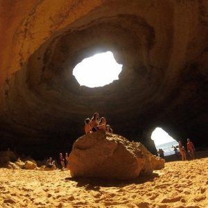 Benagil Cave tour from Faro: If you're exploring the Algarve without a car and seeking a unique adventure, we have the perfect solution for you. Our Benagil Cave tour from Faro is designed for those who travel differently and crave extraordinary experiences. Whether you're a seasoned swimmer or a beginner, we provide all the necessary equipment and expert instruction for an unforgettable bodyboarding adventure to the famous Benagil Cave.