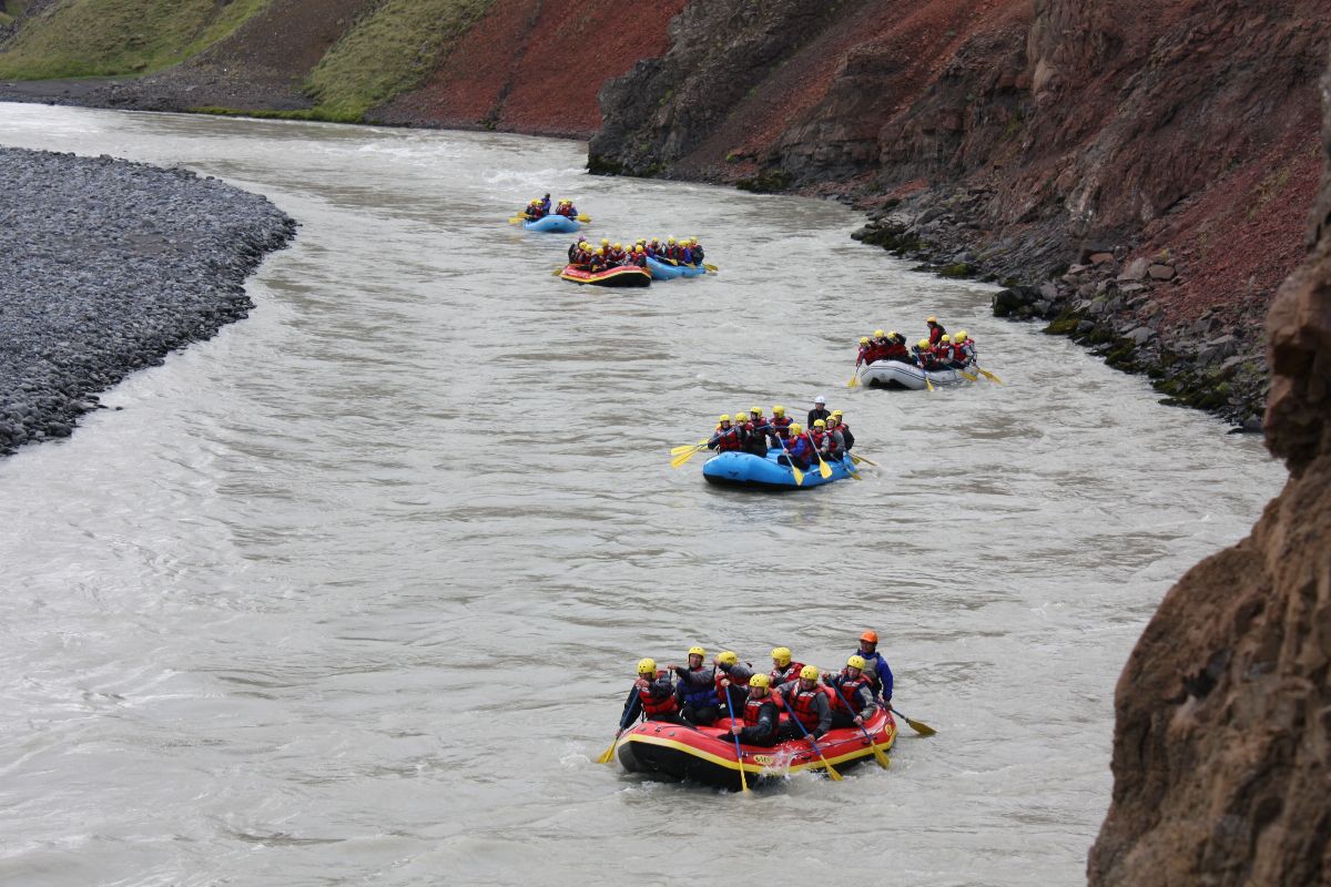 Family River rafting: Enjoy a trip through the magnificent West Glacial canyon. This trip is ideal for those who want to enjoy a relaxing trip and take in some breathtaking scenery. For family rafting the West is the best. The West Glacial River is classed 2-3. All of our trips start and end from our onsite boathouse.