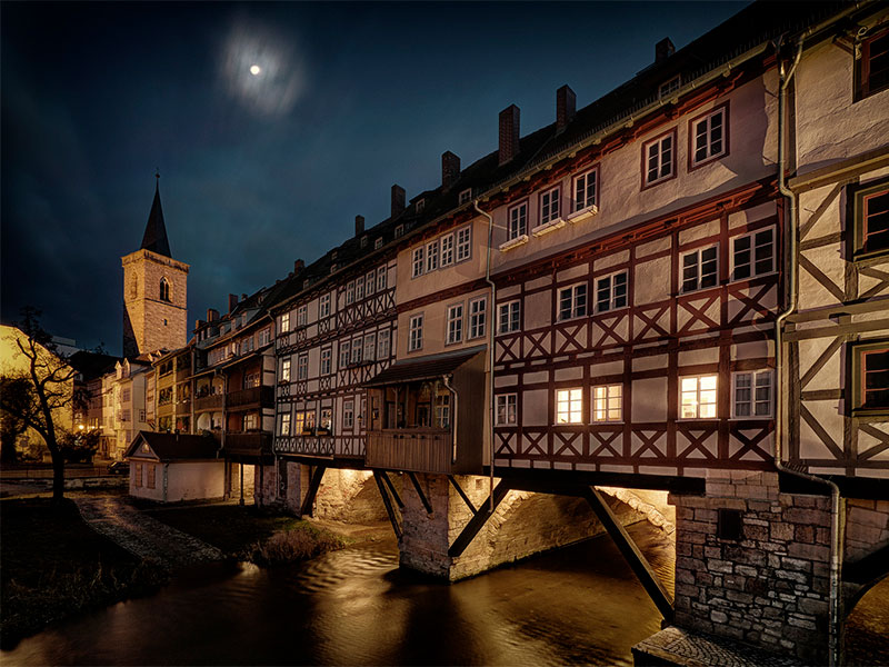 Stepping onto the Krämerbrücke is like entering a time capsule into medieval Erfurt. This architectural masterpiece isn't just a bridge over the River Gera; it's a living, thriving part of the city. With its half-timbered houses and centuries-old charm, the Krämerbrücke stands as a unique historical landmark.